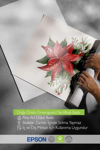 Postifull Frameless Christmas Poster, Comfort Series, Love and Flowers for Christmas Poster, No:108636