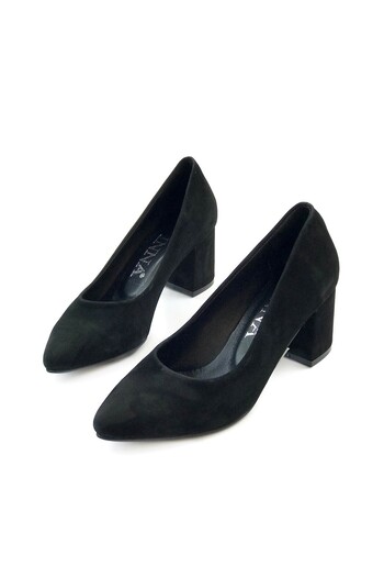 İNNA Boras Women's Genuine Leather Heeled Shoes