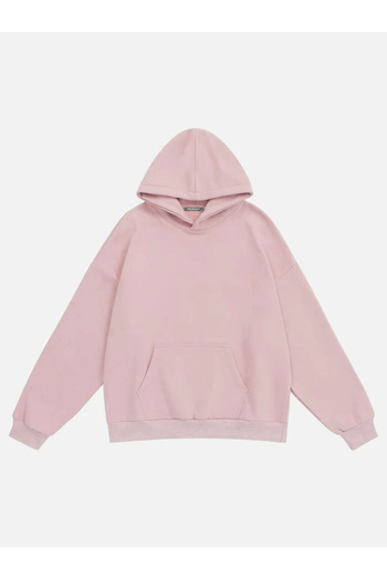 Mad&Calf Φούτερ Porsche Printed Unisex Oversize με κουκούλα Fleece