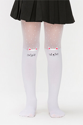 Penti White Kids Seal Pantyhose