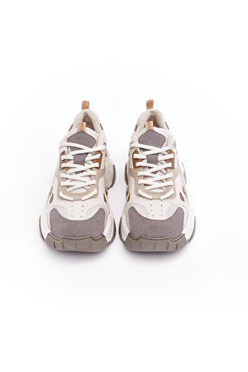 derinet Bağcıklı Yüksek Taban Kadın Sneaker