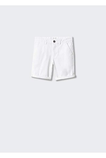 MANGO Kids White Shorts for Kids
