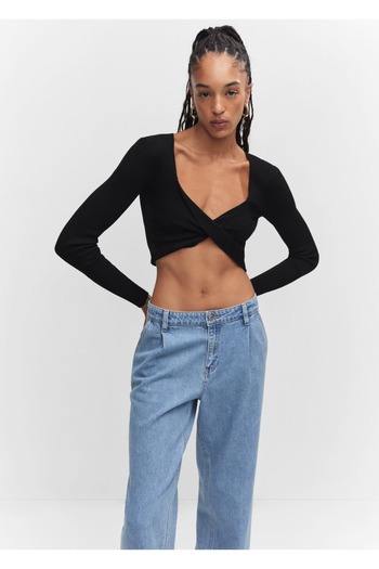 MANGO Woman V-Neck Sweater