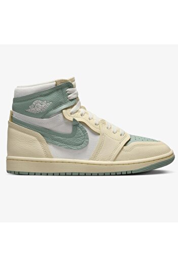 Nike Air Jordan 1 High Method Of Make Unisex Sneaker Hakiki Deri Bilekli Günlük Spor Ayakkabı Krem