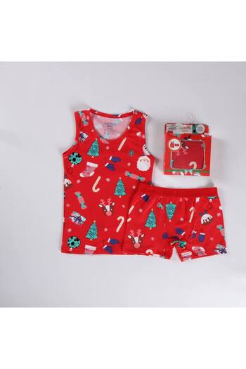 elmas kids Baby Boy and Child New Year's Themed Athlete Boxer Set