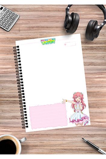 mertfigur Project Sekai Airi Momoi - Anime Spiral A5 Notebook