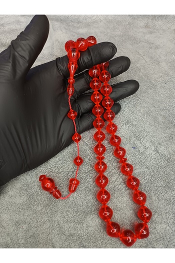 Mos Tespih Shalgami Cut Master Work High End Powder Amber Prayer Beads
