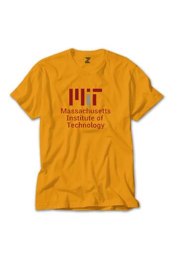 CrowsGate Massachusetts Institute Of Technology Logo Yellow T-Shirt
