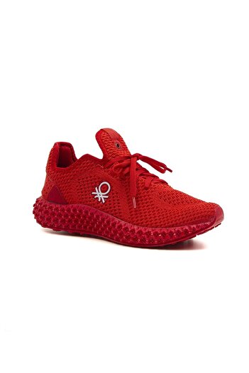 Benetton Bn-30008 Men's Red Sneakers