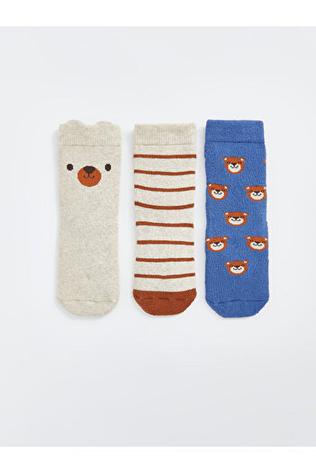 LC Waikiki Sparkling Selections from Shining Store |   Printed Baby Boy Socks 3-Pack