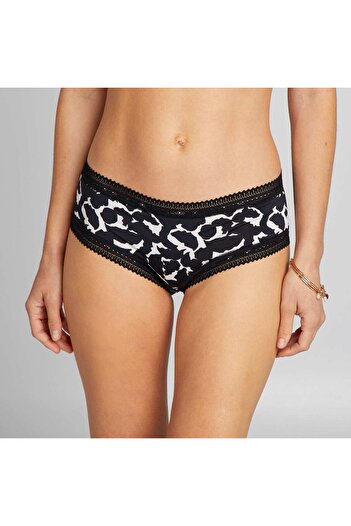 KIABI Pack of 3 printed microfibre boy shorts BLACK