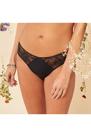 KIABI Seamless briefs with lace black