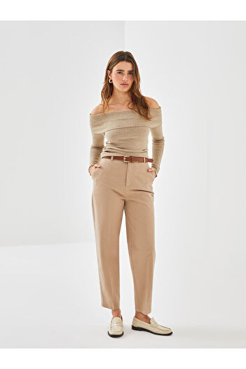 LC Waikiki LCW Beli Kemerli Loose Fit Kadın Pantolon