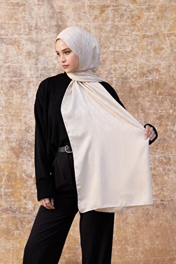 İpekhan Fall Winter İpeksi Jakar Şal Ekru 9020-27