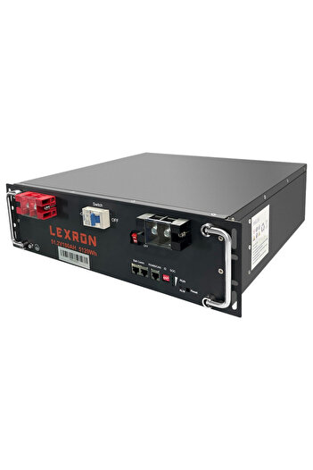 Lexron 51.2V 100 AH LiFePO4 LİTYUM AKÜ KASET TİPİ