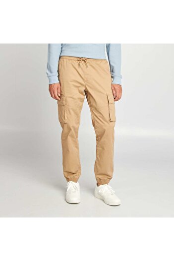 KIABI Multi-pocket trousers BEIGE