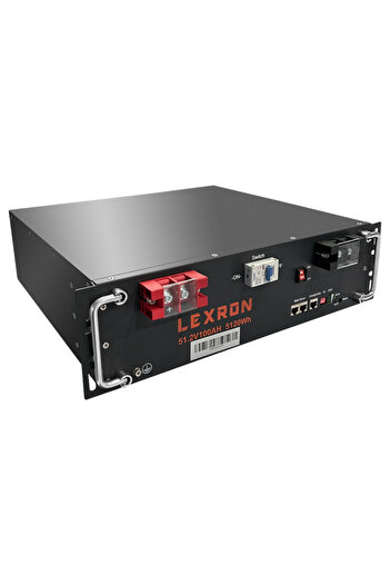 Lexron 51.2V 100 AH LiFePO4 LİTYUM AKÜ KASET TİPİ