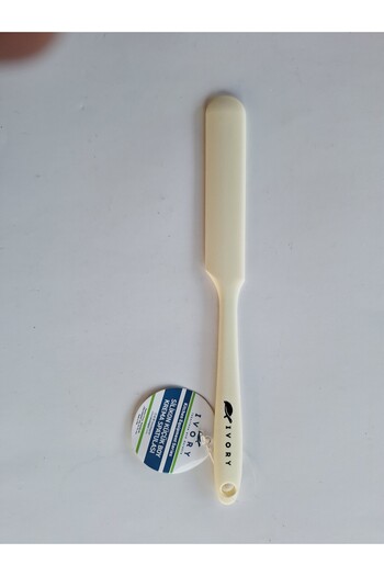 IVORY Small Thin Non-Barning Non-Stecking Silicone Cake Spoon