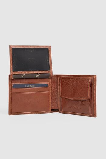 La La'Graccio Paris La'Graccio Paris Genuine Leather Men's Wallet Tan
