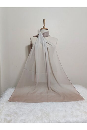 istanbul prensesleri New Shape Gradient Patterned Chiffon Shawl - Non-Slip