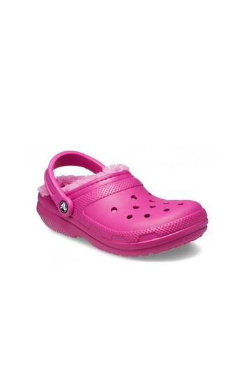 Crocs Classic Lined Clog Women's Slippers - Fuchsia