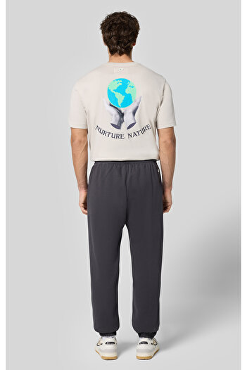 Champion Eco Future Elastic Cuff Pants Organik Pamuk Siyah Erkek Eşofman Altı-220424-ES503