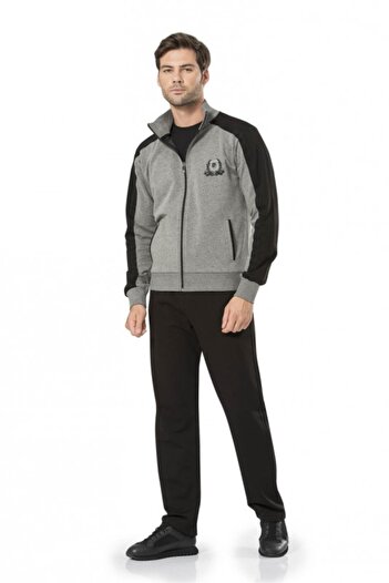 Pierre Cardin 2 İplik Fermuarlı Yaka Düz Paça Pamuklu Eşofman Takımı Q7.U.0O.K4.K.A5.P.C