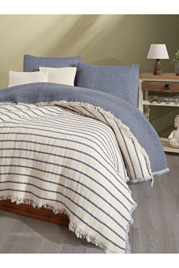 luxtex 5 Layer, Padded Muslin Blanket, Multi-Purpose Blanket Double 240 X 260 cm - King Size