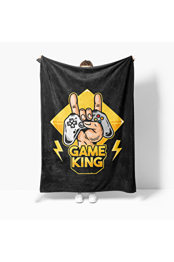 Erays Home Game King Fleece Blanket - Patterned Printed Tv Blanket