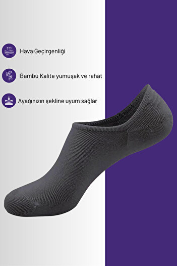 BLACK DEER 12 Ζεύγη Μπαλαρίνας Μπαμπού Κάλτσες Unisex, Ανδρικές, Γυναικείες Κάλτσες