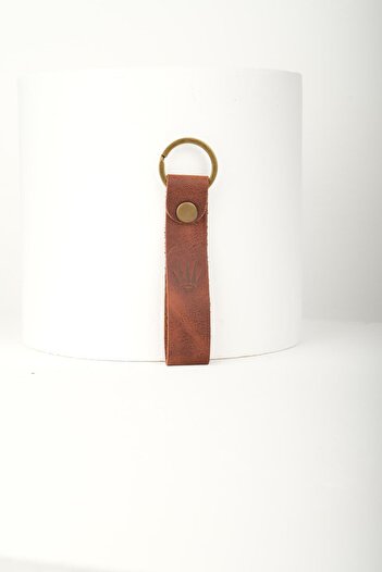 WATCHOFROYAL Boulder Brown Keychain