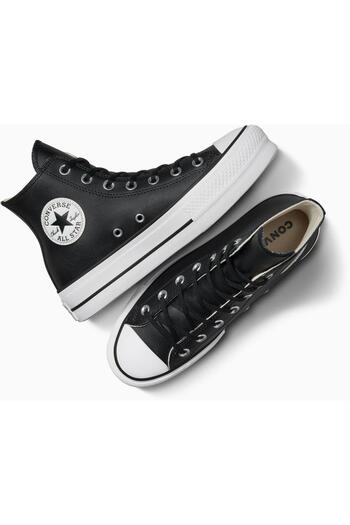 Converse Platform sneakers Chuck Taylor All Star Lift Leather High Top, Black, Unisex