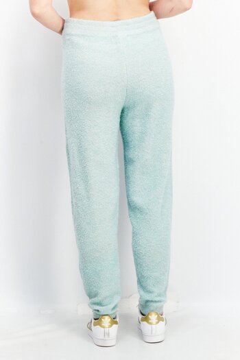 Guess Women Regular Fit High Rise Wide Leg Trouser, Mint Green