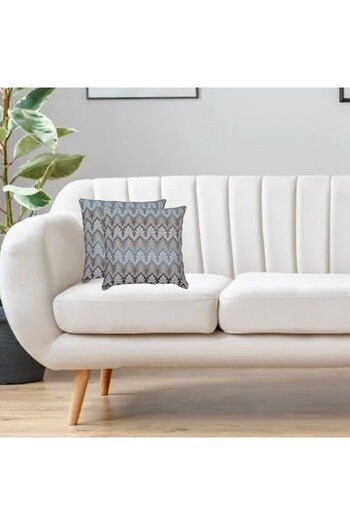 Donetella 2- Piece Modern 45x45 Throw Pillow Cover -,Decorative Covers for Cushions, Filling Not Included