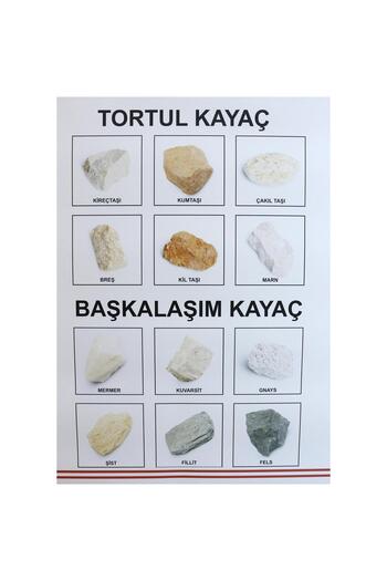 Edulab Kayaç Koleksiyon Levhası