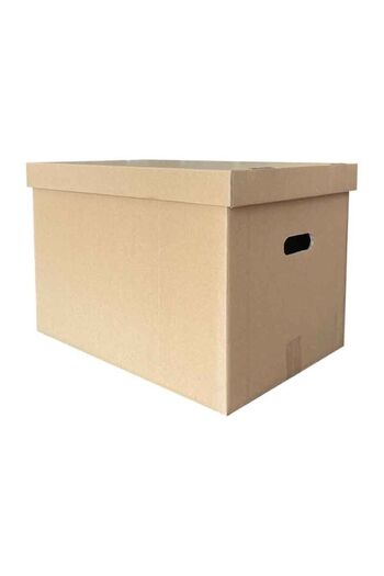 Kolicim 51x36x35cm Hand Handle Box - 22 Desi Box - Double Groove Archive Pendant - 5 Pieces