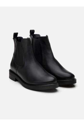 Su Espadril Wells Siyah Kadın Deri Bot