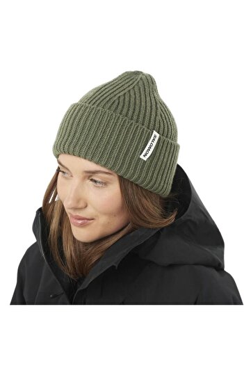 Salomon Snowbird Beanie U Unisex Πράσινο Μπερέ UNISEX ΜΠΕΡΕΣ LC2303200
