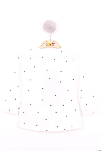 Toontoy Dog Embroidered T-Shirt for Baby Girl