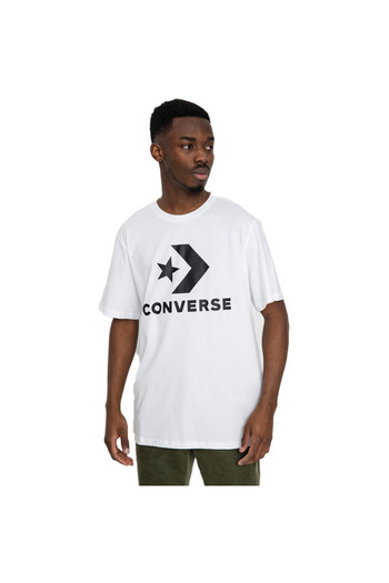 Converse T-shirt Converse Logo Chev Tee, Λευκό, Unisex