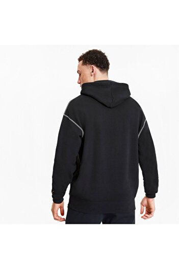 Puma Puma Recheck Pack - Μαύρο ανδρικό γραφικό κουκούλα με κουκούλα