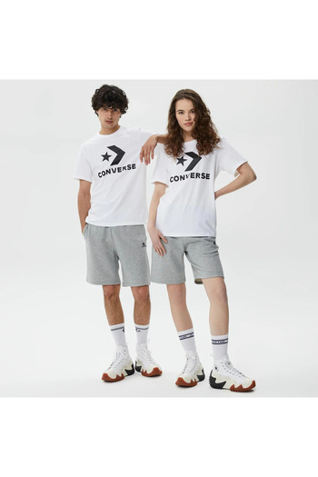 Converse T-shirt Converse Logo Chev Tee, Λευκό, Unisex