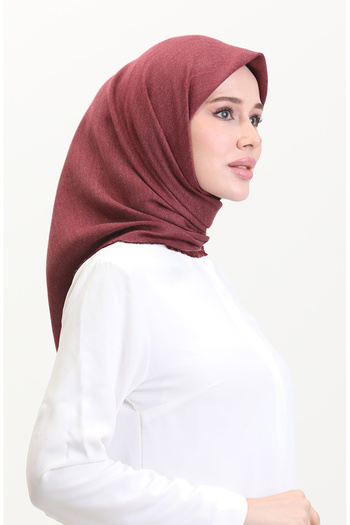 sefamerve Burgundy Cashmere Scarf - 90182-06