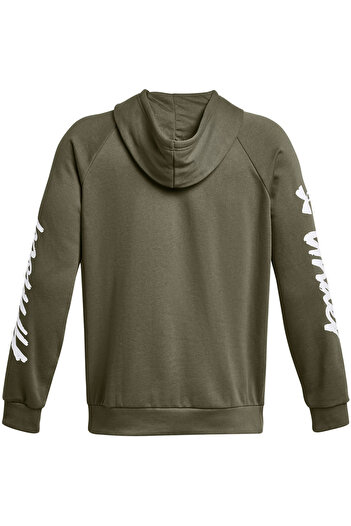 Under Armour Hood Under Armour Rival Fleece Graphic, Πράσινο, Ανδρικά