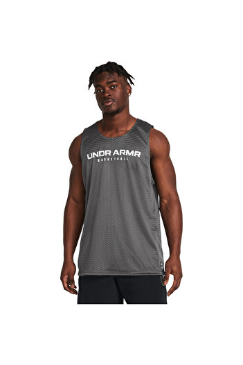 Under Armour Undershirt Under Armour Baseline Reversible Tank, Gray, Men