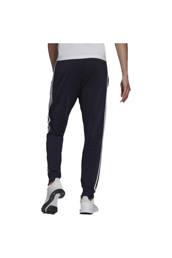 adidas pantaloni adidas Essentials Blue Tapered - 3 dungi, bărbați, încălziți