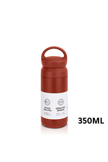 MIBRU vacuum thermos container 350ml red