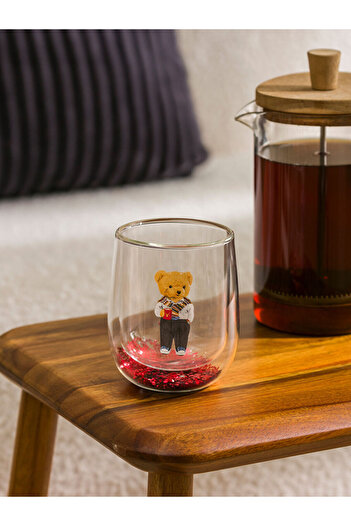 LC Waikiki Timeless Recommendations from Timeless Store |   Teddy Bear Printed Glass Cup 300 ml