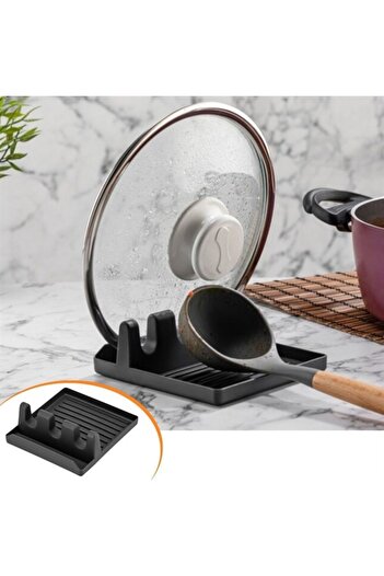RiverWorld River World - Ladle and Spoon Stand Organizer and Pot Lid Holder Stand