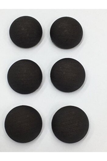 karantuhafiye Italian Mat - Pearl Curved Trench Coat, Coat, Button Set of 6, Dark Brown, 3 cm (Code:3598)